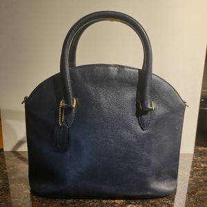 Blue Coach Handbag